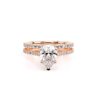 Verragio Pave Pear Engagement Ring