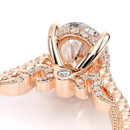 Verragio Pave Oval Engagement Ring
