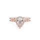 Verragio Halo Pear Engagement Ring