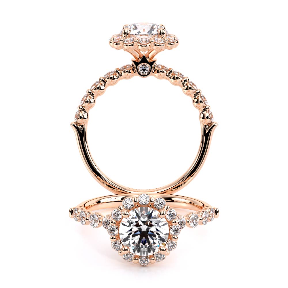 Verragio Halo Round Engagement Ring