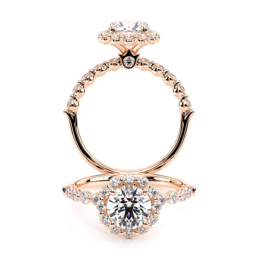 Verragio Halo Round Engagement Ring