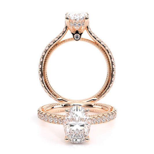Verragio Pave Oval Engagement Ring