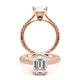 Verragio Pave Emerald Engagement Ring