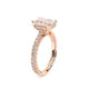 Verragio Pave Emerald Engagement Ring