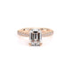 Verragio Pave Emerald Engagement Ring