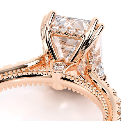 Verragio Pave Emerald Engagement Ring
