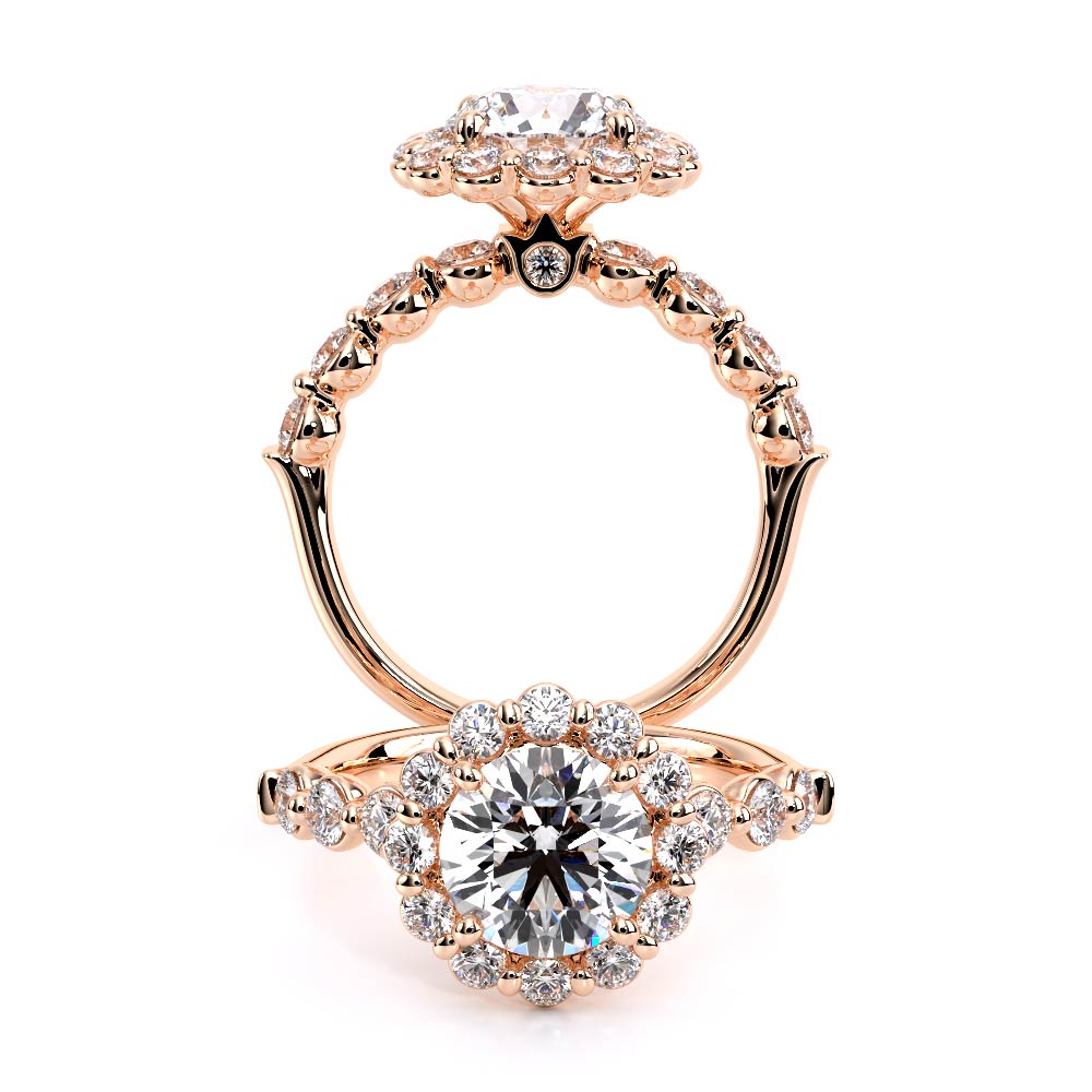 Verragio Halo Round Engagement Ring