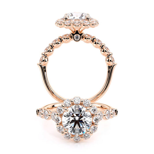 Verragio Halo Round Engagement Ring