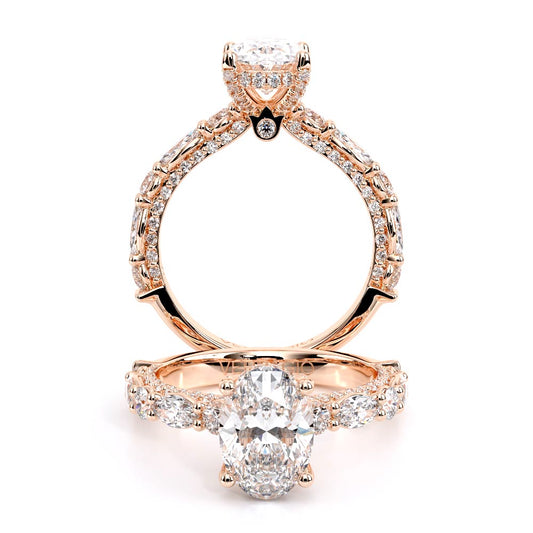 Verragio Pave Oval Engagement Ring