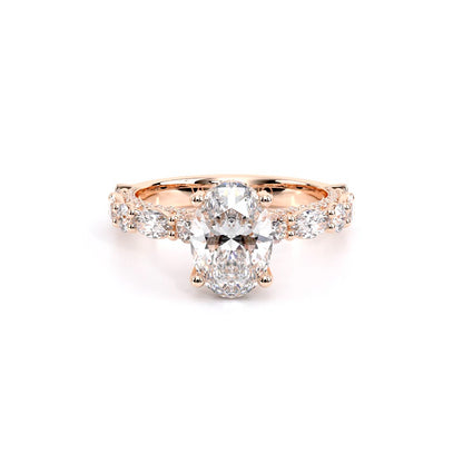 Verragio Pave Oval Engagement Ring