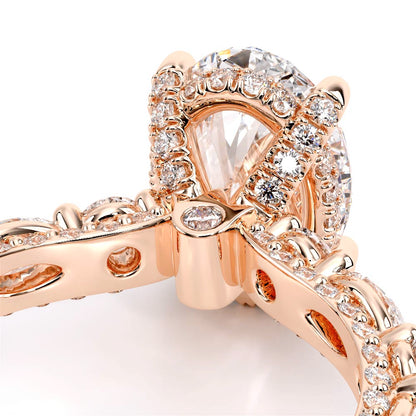 Verragio Pave Oval Engagement Ring