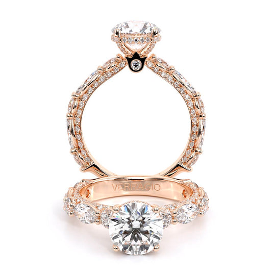 Verragio Pave Round Engagement Ring