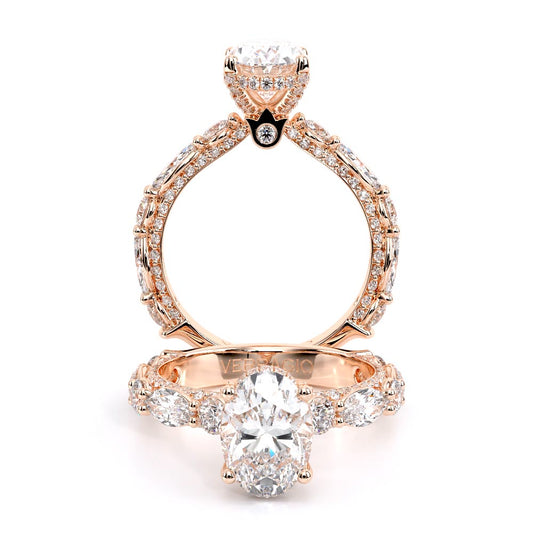 Verragio Pave Oval Engagement Ring