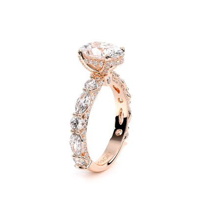 Verragio Pave Oval Engagement Ring