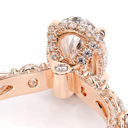 Verragio Pave Oval Engagement Ring