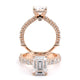 Verragio Pave Emerald Engagement Ring