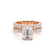 Verragio Pave Emerald Engagement Ring
