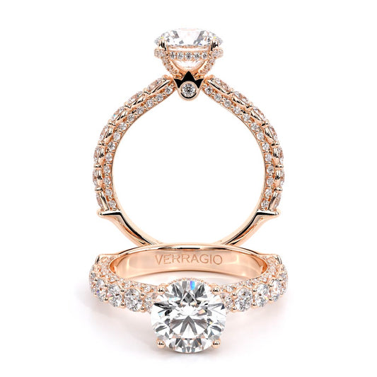 Verragio Pave Round Engagement Ring