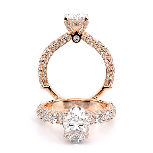 Verragio Pave Oval Engagement Ring