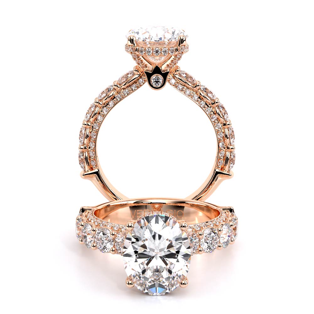 Verragio Pave Oval Engagement Ring