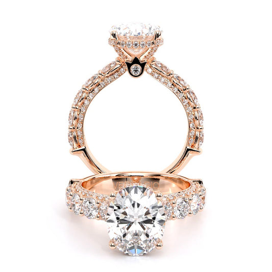 Verragio Pave Oval Engagement Ring
