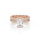 Verragio Halo Emerald Engagement Ring