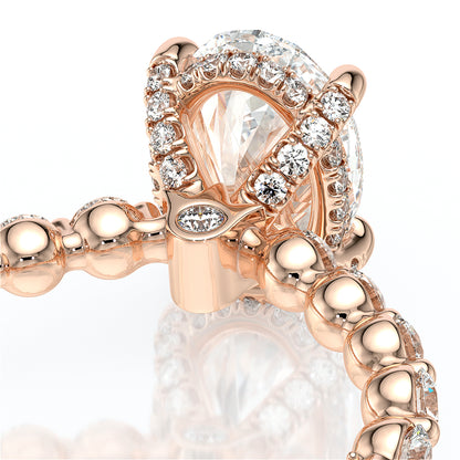 Verragio Halo Oval Engagement Ring