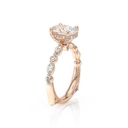 Verragio Halo Oval Engagement Ring