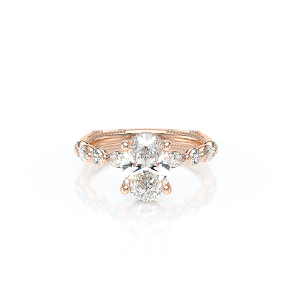 Verragio Halo Oval Engagement Ring
