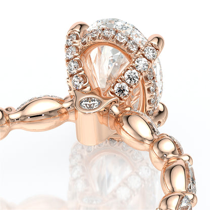 Verragio Halo Oval Engagement Ring
