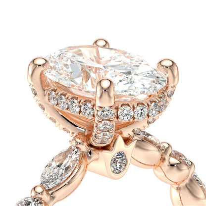 Verragio Halo Oval Engagement Ring