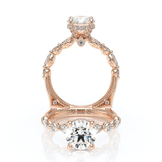 Verragio Halo Round Engagement Ring