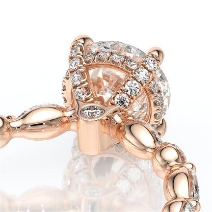 Verragio Halo Round Engagement Ring