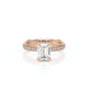 Verragio Halo Emerald Engagement Ring