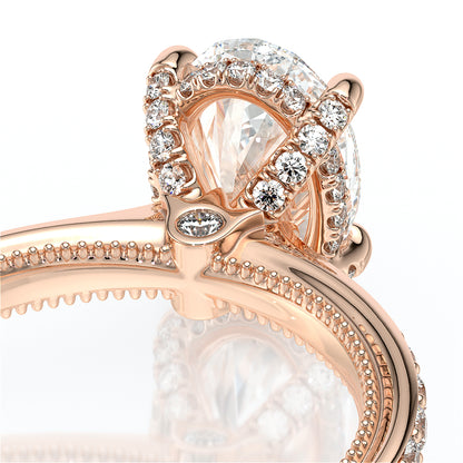 Verragio Halo Oval Engagement Ring