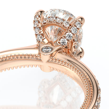 Verragio Halo Pear Engagement Ring