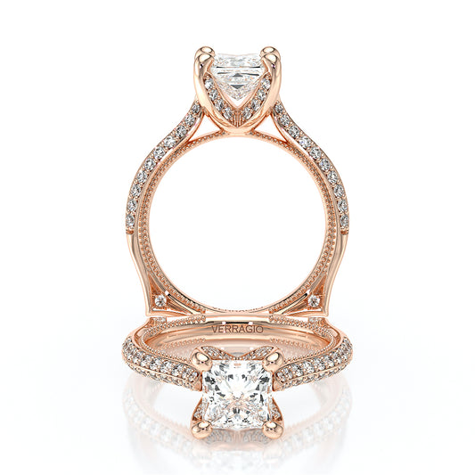 Verragio Halo Princess Engagement Ring