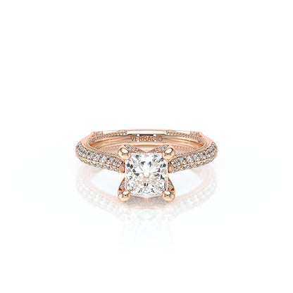 Verragio Halo Princess Engagement Ring