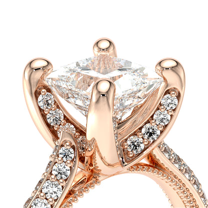 Verragio Halo Princess Engagement Ring