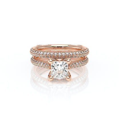 Verragio Halo Princess Engagement Ring