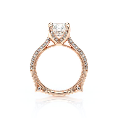 Verragio Halo Round Engagement Ring