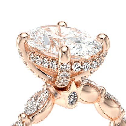 Verragio Halo Oval Engagement Ring