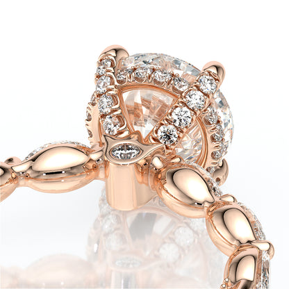 Verragio Halo Round Engagement Ring