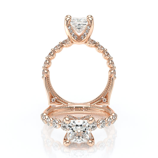Verragio Halo Princess Engagement Ring