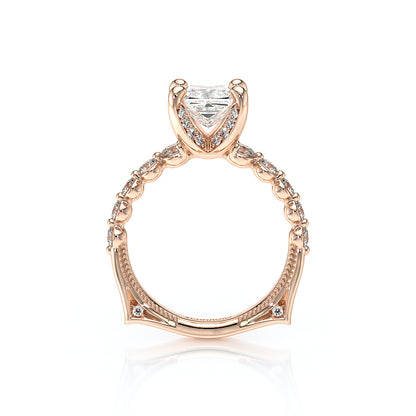 Verragio Halo Princess Engagement Ring
