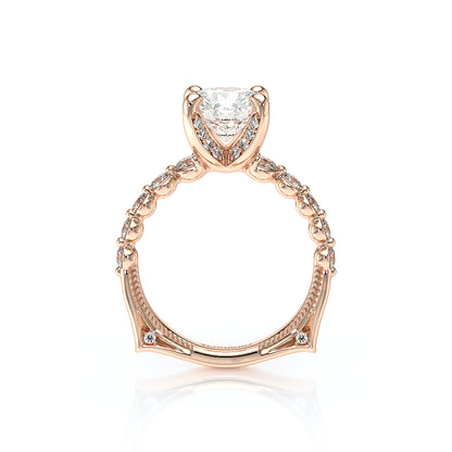 Verragio Halo Round Engagement Ring
