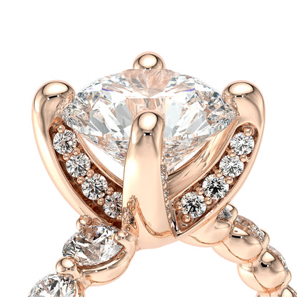 Verragio Halo Round Engagement Ring