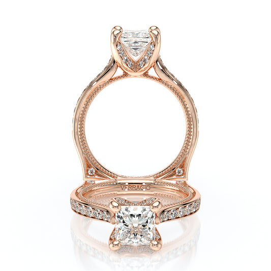 Verragio Halo Princess Engagement Ring