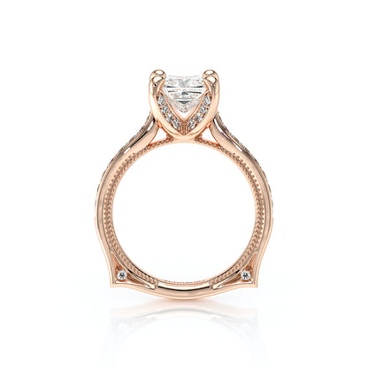 Verragio Halo Princess Engagement Ring