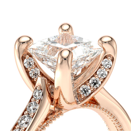 Verragio Halo Princess Engagement Ring